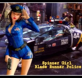 Spinner Girl Blade Runner Police  - 1974