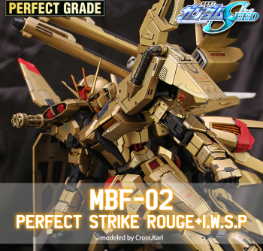 PERFECT GRADE PERFECT MBF-02 STRIKE ROUGE+I.W.S.P