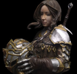 1/10 Female Warrior Knight