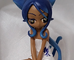 Blue cat girl