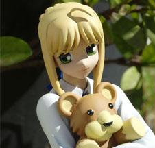 Saber with Teddy Bear 