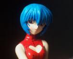 Rei Ayanami with red rubber dress (modified)