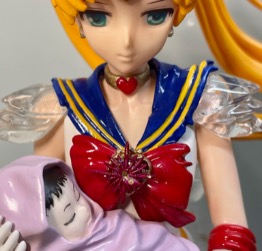 Super Sailor Moon with Baby Hotaru
