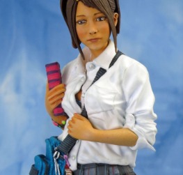 1/12 scale Student with Notebook