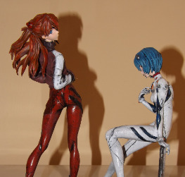 Rei and Asuka In The Nerv Ruins