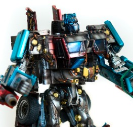  CUSTOM Optimus Prime Class Leader Hasbro Trasform