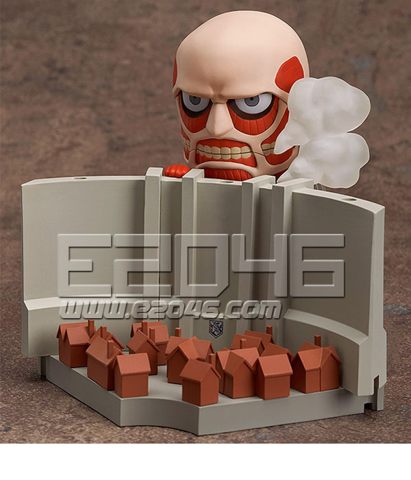 E46 Com Nendoroid 超大型巨人與進擊的遊玩套裝 Pvc 進擊的巨人 Pv35