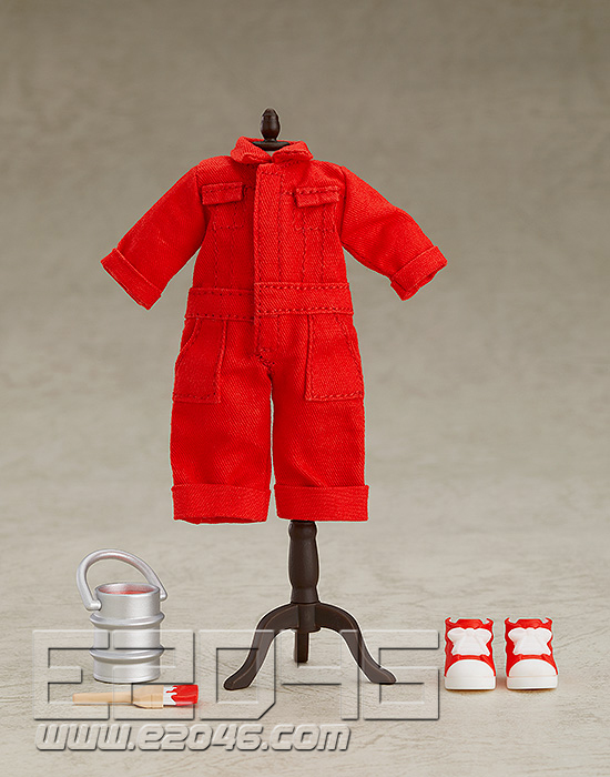 Nendoroid 娃娃套裝彩色連身褲紅色 (PVC)