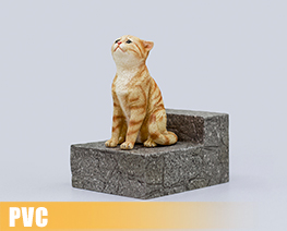 PV9746  The Sad Cat Red Tabby (PVC)