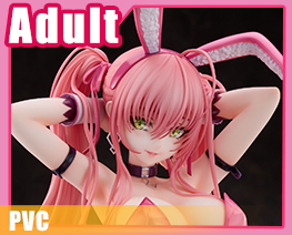 PV15756 1/4 Pink Double Ponytail Bunny DX Version (PVC)
