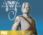 PV1345  Michael Jackson King of POP Statue (PVC)