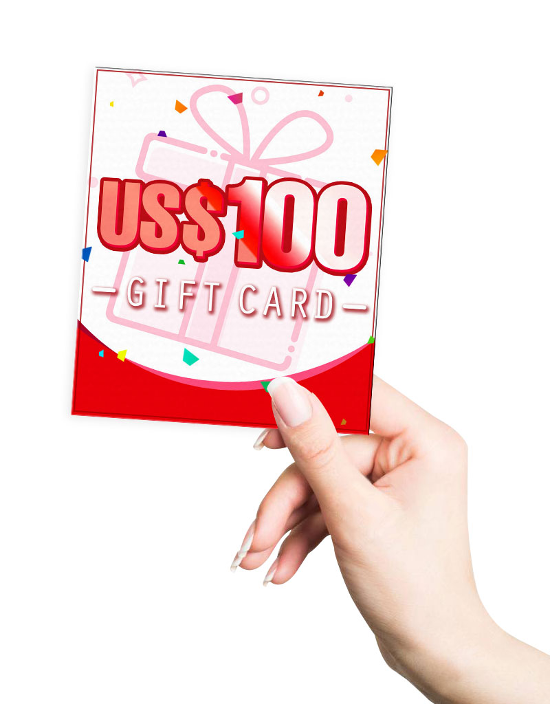 US$ 100.00 Gift Card