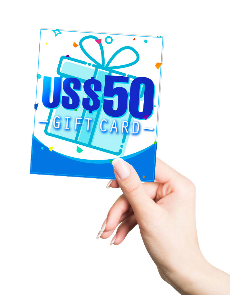 US$ 50.00 礼品卡