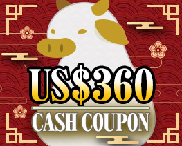 DG0039  US$ 360.00 Cash Coupon