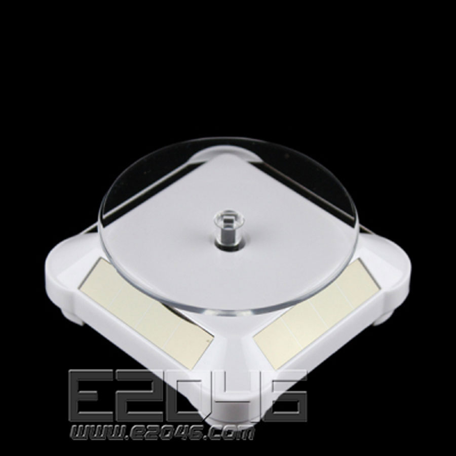 D9 White Rounded Auto Rotating Display Base