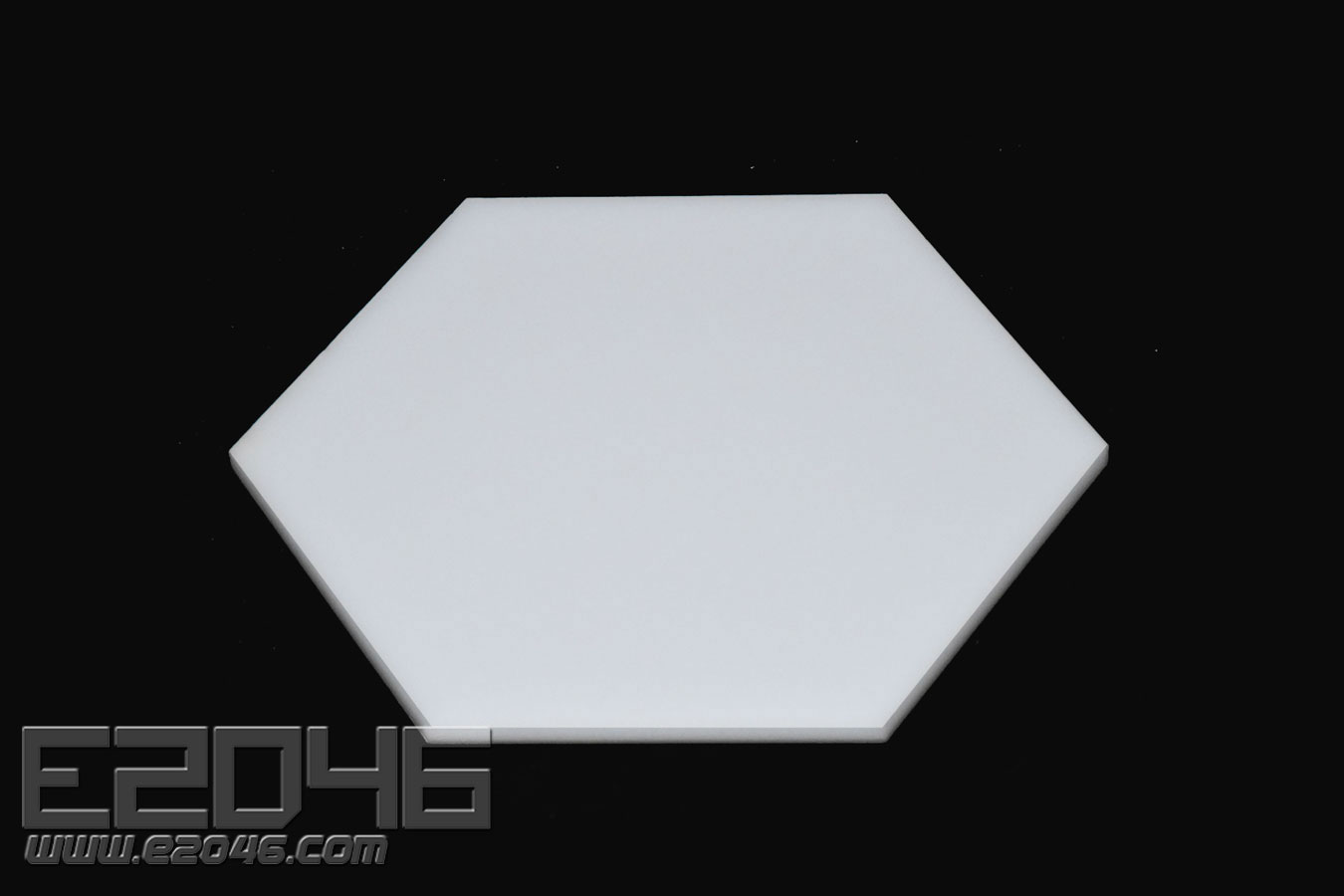 L15 Milky white Hexagon Acrylic Display Base