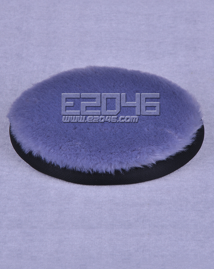 D15 Grey Round Fluff Blanket