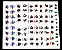 AC2564  Eye Decal Sheet B