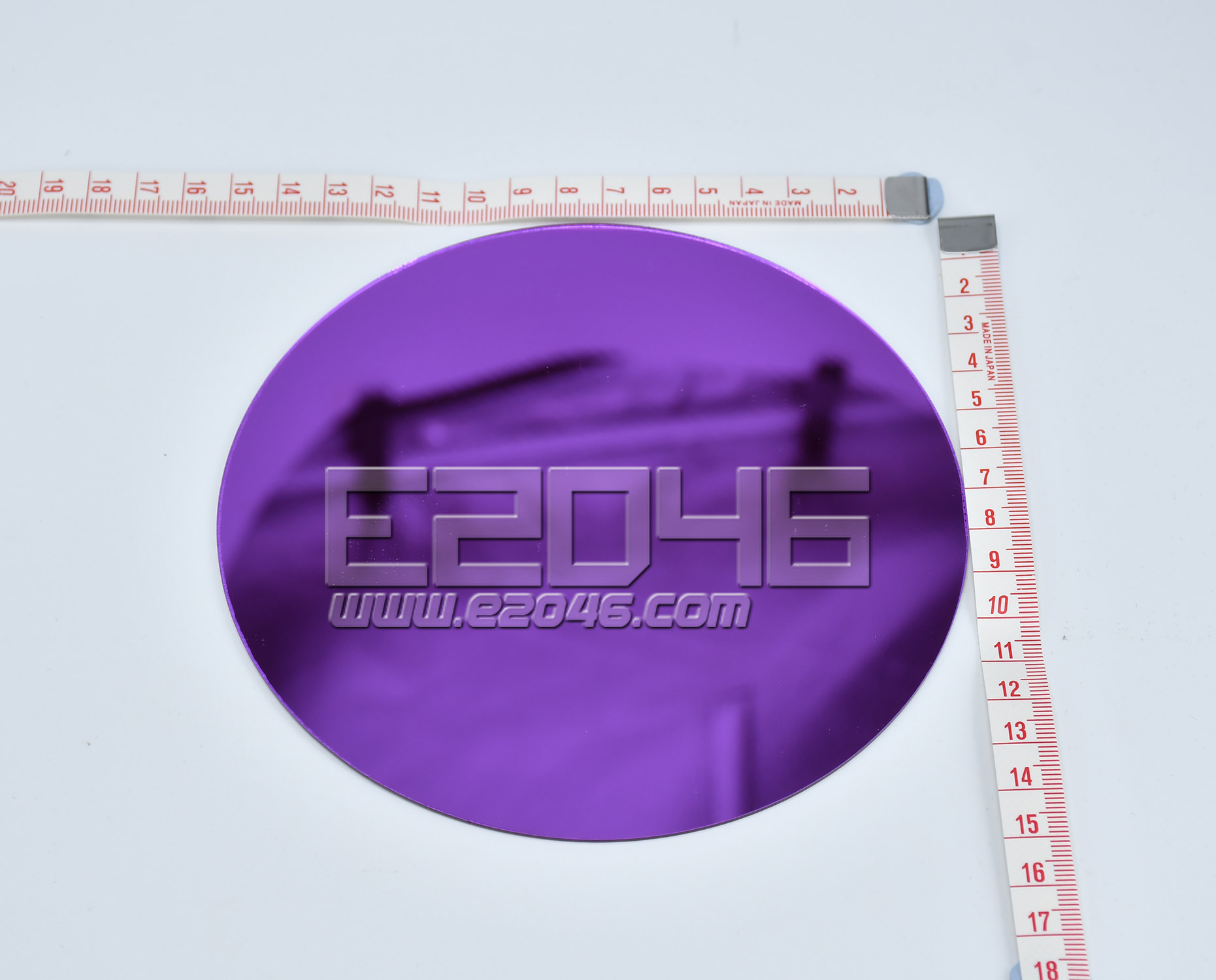 D15 紫色圓形鏡面地台