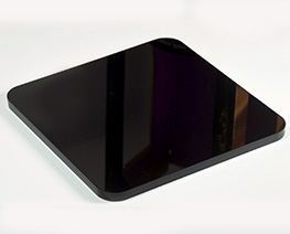 AC3081  L20 Square Glossy Black Acrylic Display Base