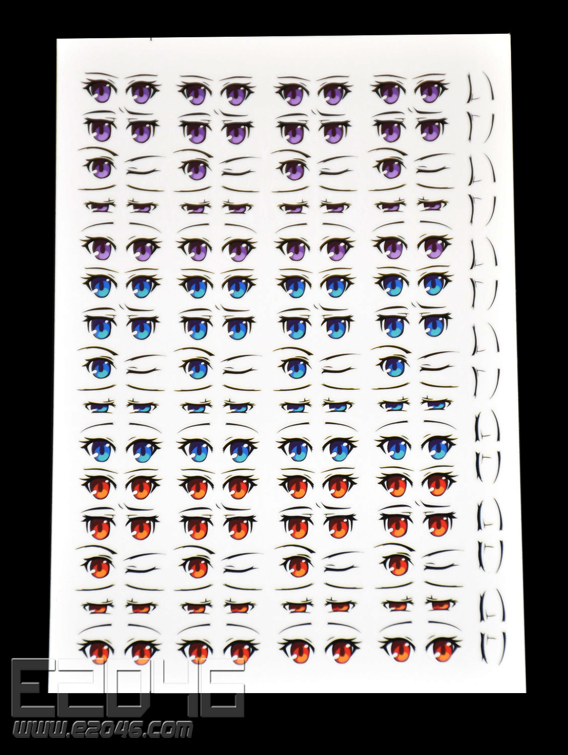 Eye Decal Sheet F