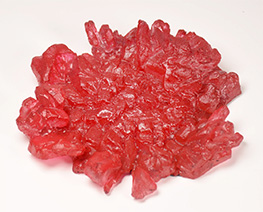 AC3077  L13 红色水晶透明树脂展示地台