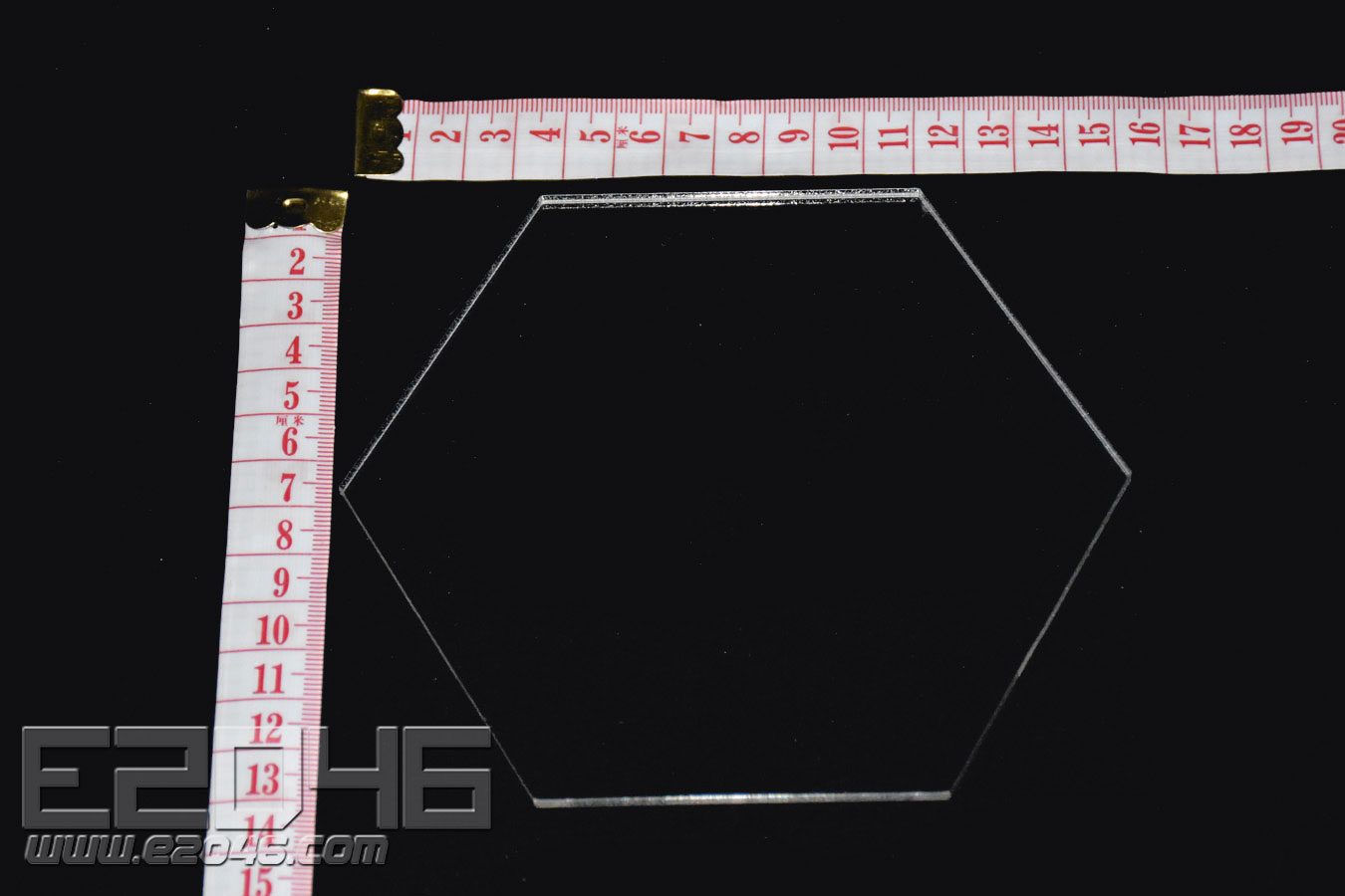 L15 Transparent Hexagon Acrylic Display Base