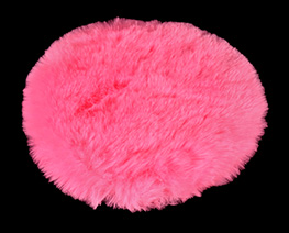 AC3062  D15 粉红色圆形毛绒展示地台