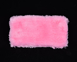 AC2815  L20 Pink Rectangular Fluff Blanket