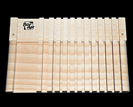 AC2937  Solid Wood Model Plate Shelving Rack