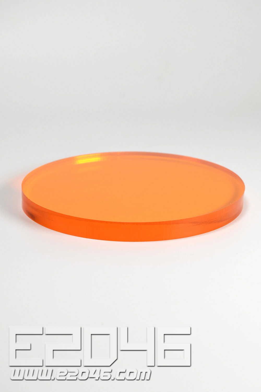 D12 Orange Transparent Acrylic Display Base 
