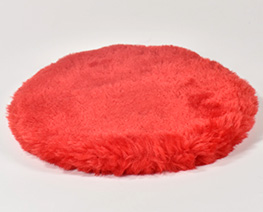 AC2367  D20 Red Round Fluff Blanket