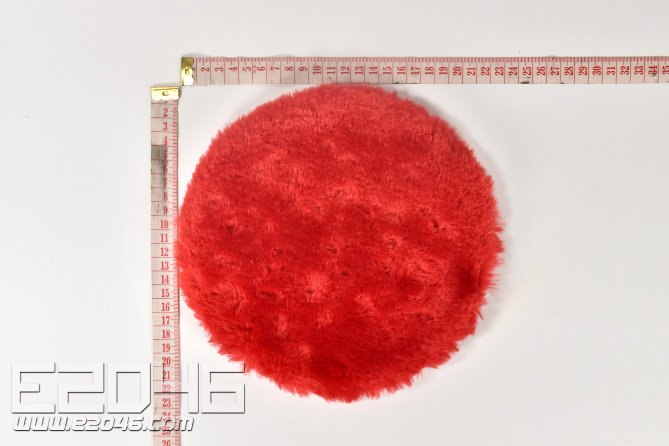 D20 Red Round Fluff Blanket