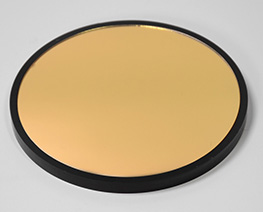 AC3147  D15 Golden Mirror Black Background Acrylic Display Base