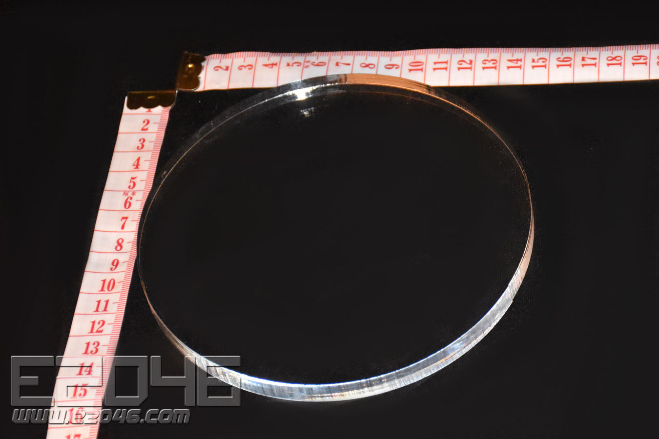D15 Transparent Round Acrylic Display Base