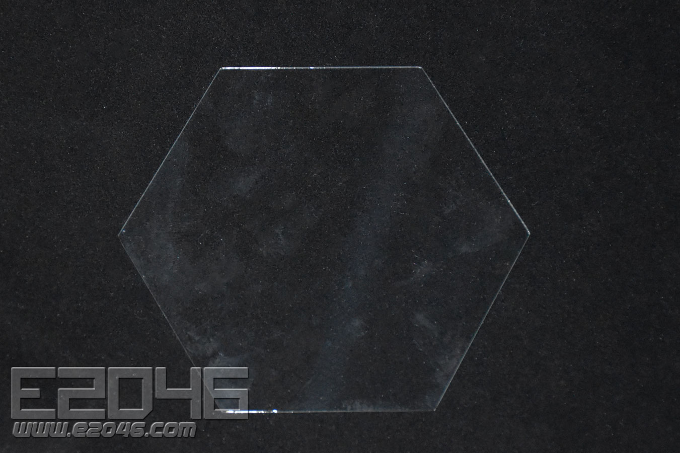 L12 Transparent Hexagonal Acrylic Display Base