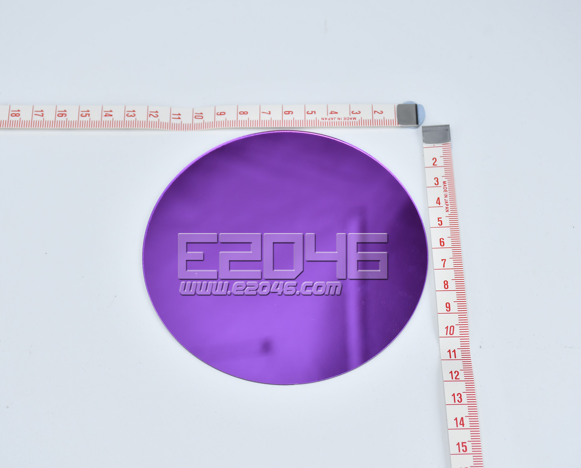 D12 紫色圓形鏡面地台 