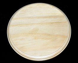 AC2847  D15 Light Color Round Wooden Display Base