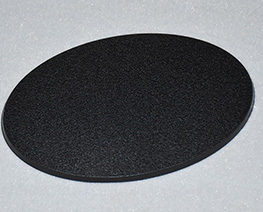 AC2933  L15 Black Frosted Oval Display Base