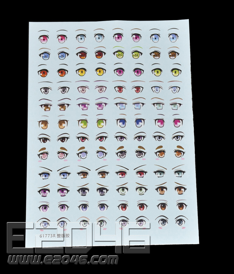 Eye Decal Sheet L
