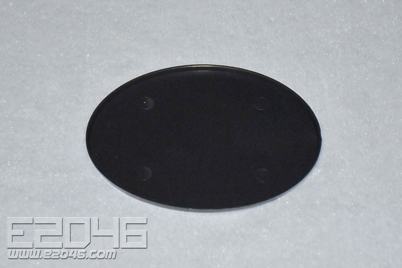 L12 Black Frosted Oval Display Base