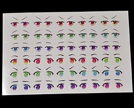 AC2992  Eye Decal Sheet Q