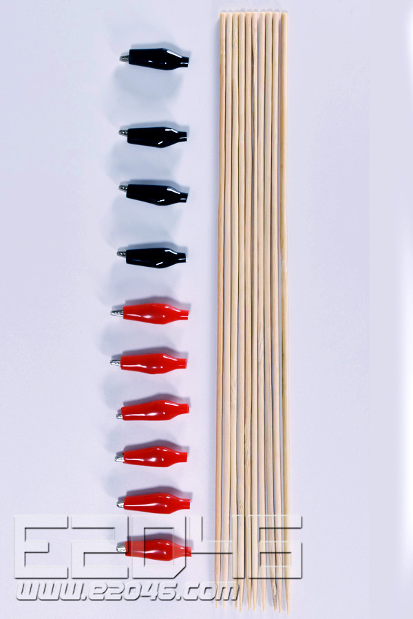 Model Painted Alligator Clip (10Pcs)