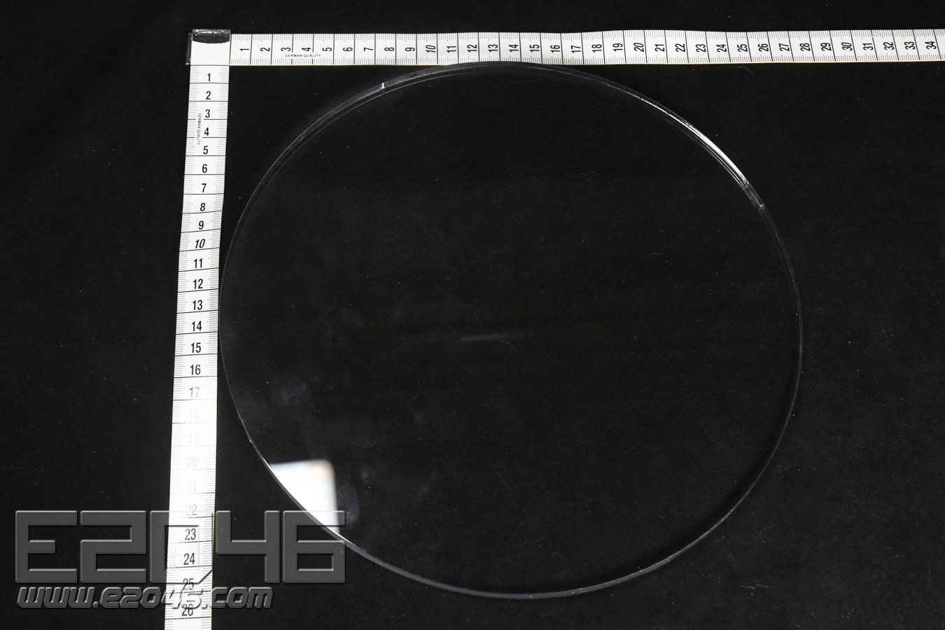 D25 Transparent Round Acrylic Display Base