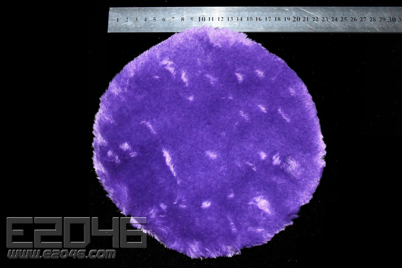 D20 Purple Round Fluff Blanket