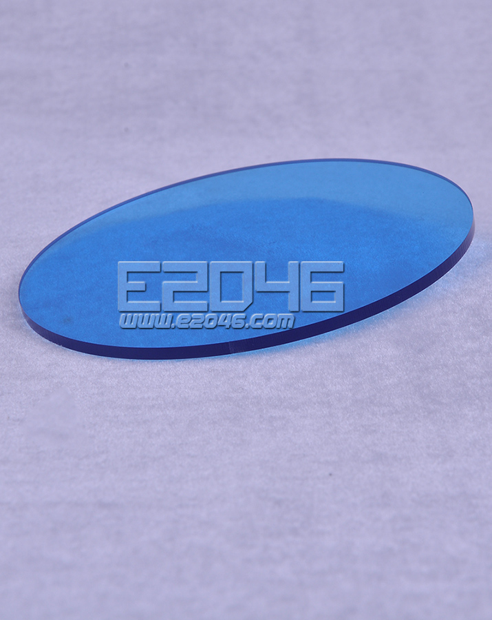 Light Blue Round Acrylic Display Base D12