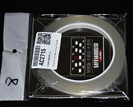 AC2715  Transparent Hard Edge Marking Tape 8mm