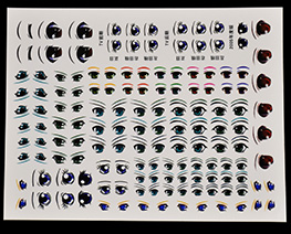 AC2567  Eye Decal Sheet E