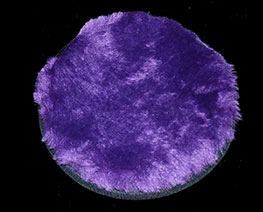 AC2392  D15 紫色圓形毛絨軟墊