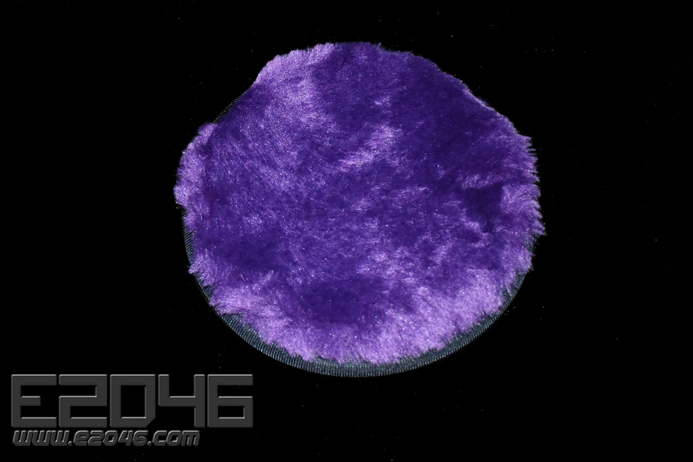 D15 Purple Round Fluff Blanket